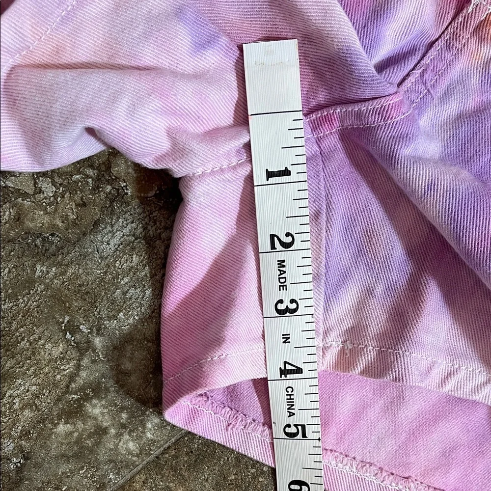 Colorful Women’s Tie-Dye Jean Shorts Size 4 - Picture 11 of 11